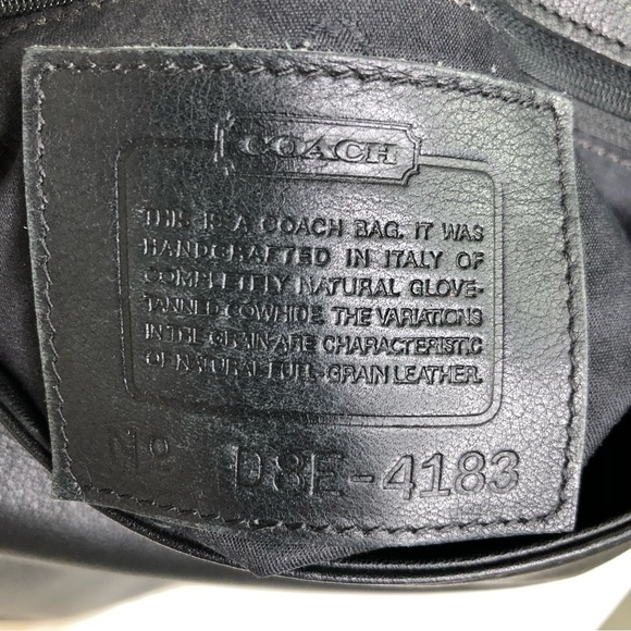 Coach 4183 vintage, black, leather Lexington shoulder bag - Picture 8 of 13